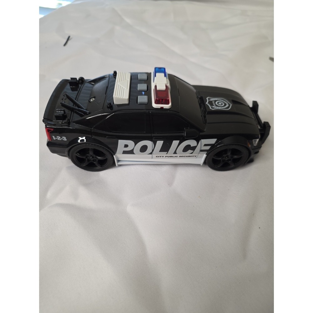 Friction Powered Police Car Toy Rescue Vehicle with Lights and Siren Sounds‎ Car